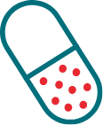 Medicine capsule icon